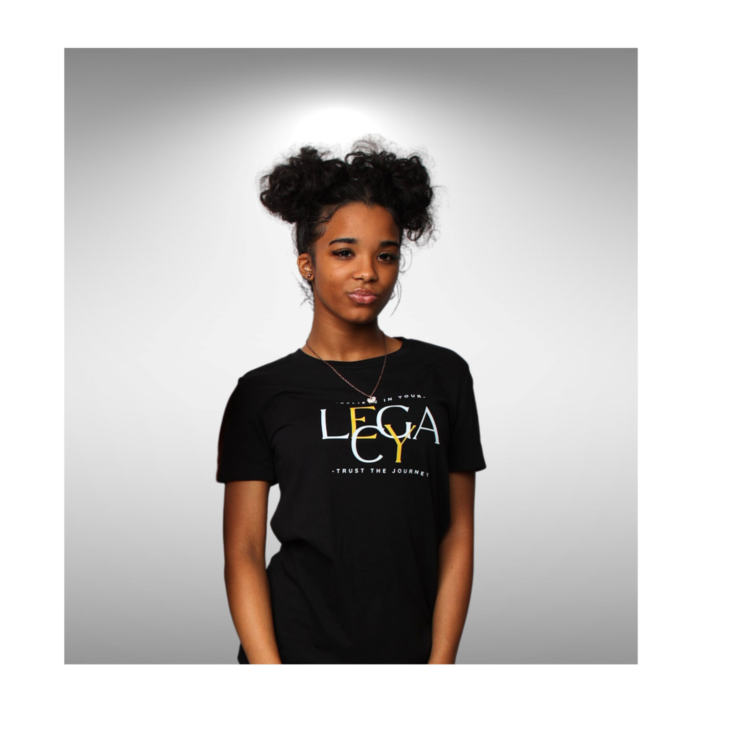 LEGACY (STK) T-Shirt: Black/White/Gold