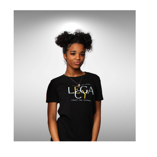 LEGACY (STK) T-Shirt: Black/White/Gold