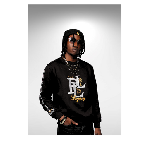 PLL - Sweatshirt: Black/White/Gold