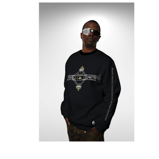 .PEARIE. DIAMOND(m) - Sweatshirt: Black/White