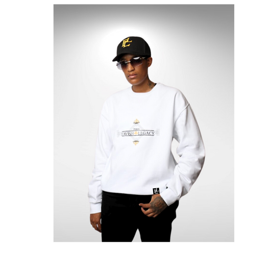 .PEARIE. DIAMOND(m) - Sweatshirt: White/Black