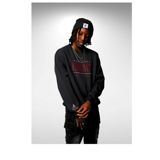 LEGACY (OT) Sweatshirt: Black/Red/White