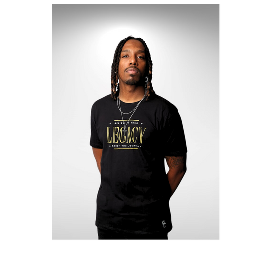 LEGACY (OT) T-Shirt: Black/Gold/White