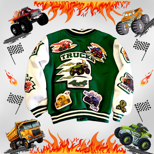 Custom Varsity Jacket- Monster Truck