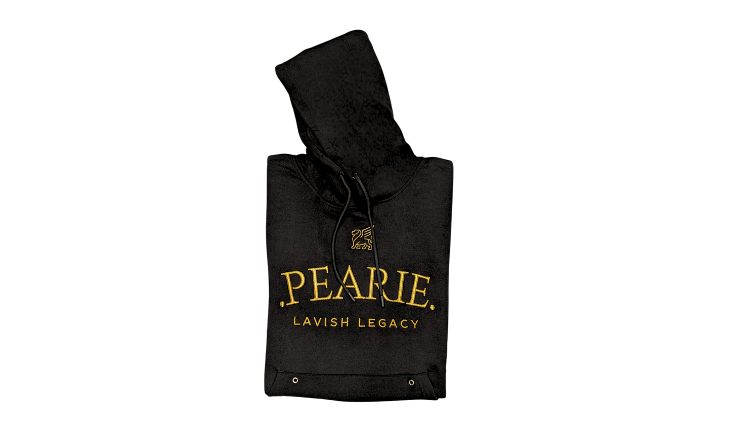 .PEARIE. HOODIE(m) - BLACK/GOLD
