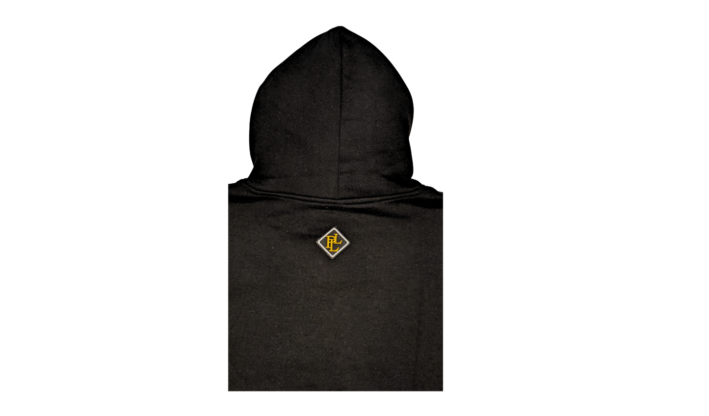 .PEARIE. HOODIE(m) - BLACK/GOLD
