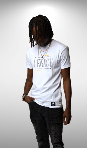 LEGACY (OT) T-Shirt: White/Black/Gold