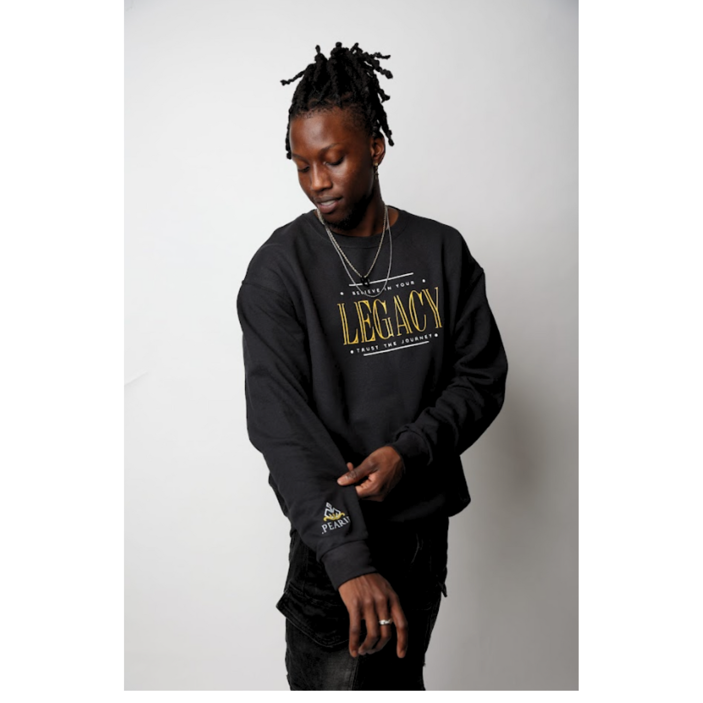 LEGACY (OT) Sweatshirt: Black/Gold/White