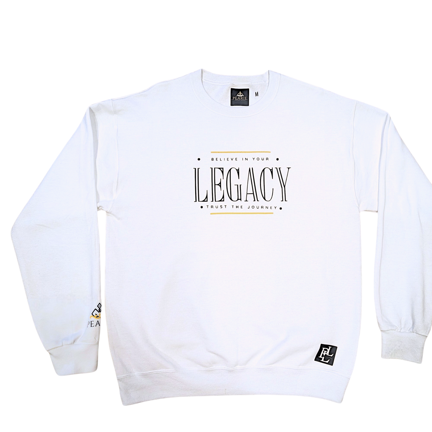 LEGACY (OT) Sweatshirt: White/Black/Gold