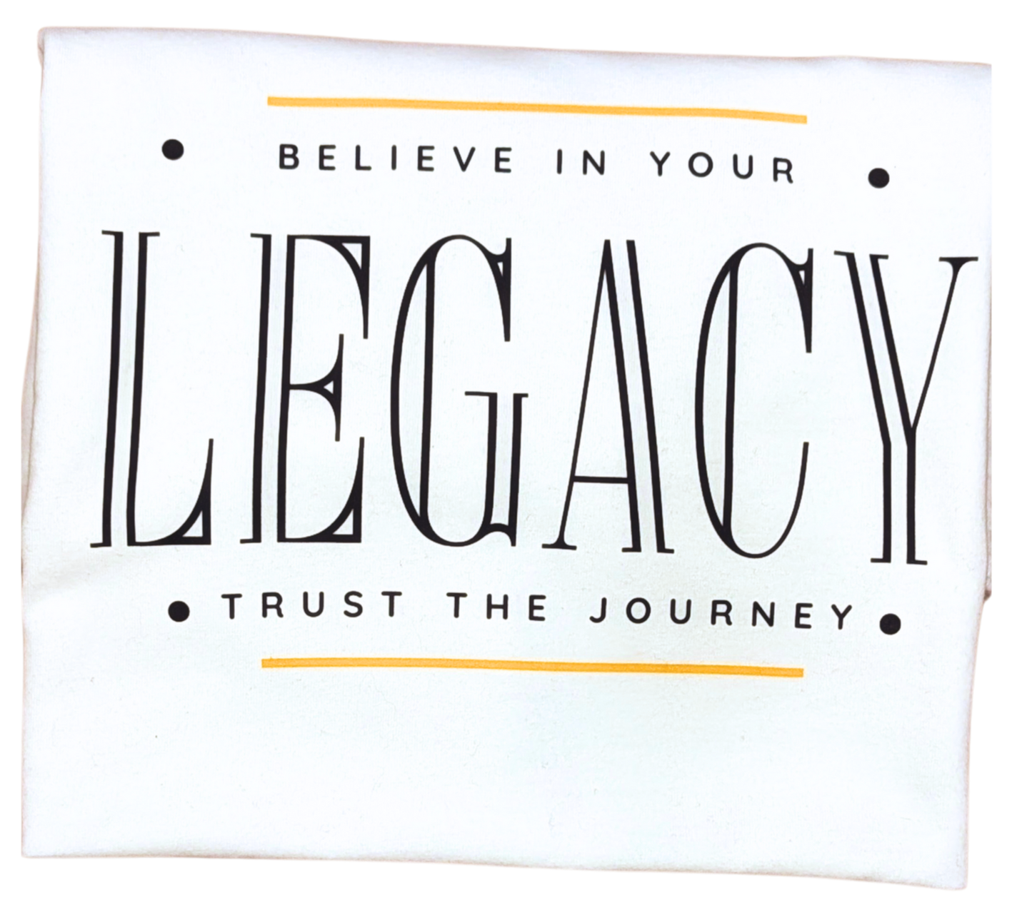LEGACY (OT) T-Shirt: White/Black/Gold